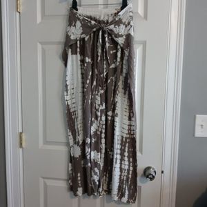 NWT Young Fabulous&Broke Tie Dye High Slit Beach Pants